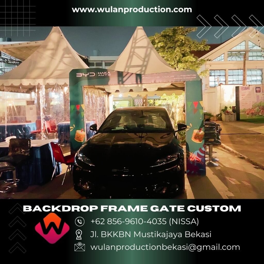 Sewa Backdrop Frame Gate Custom Area Jakarta