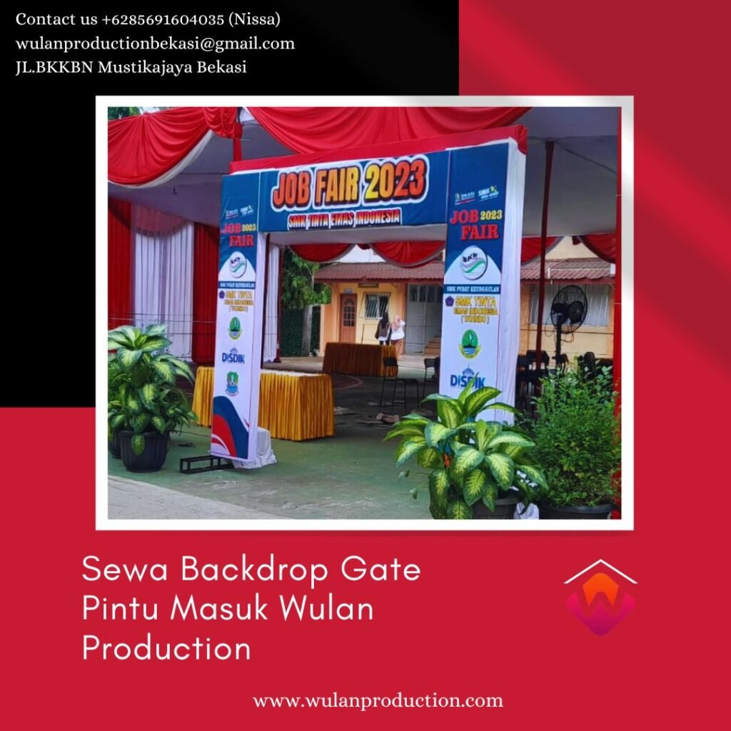 Sewa Backdrop Gate Pintu Masuk Area Bandung