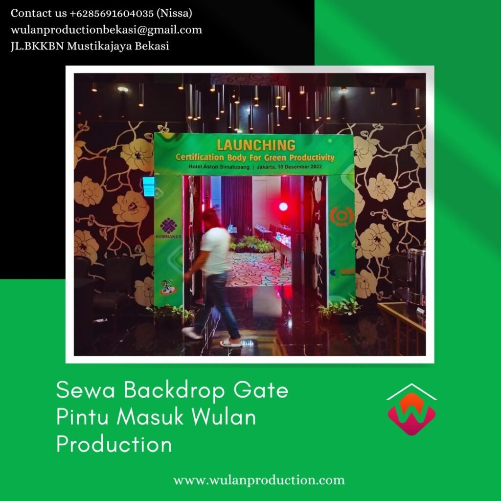 Sewa Backdrop Gate Pintu Masuk Area Bandung