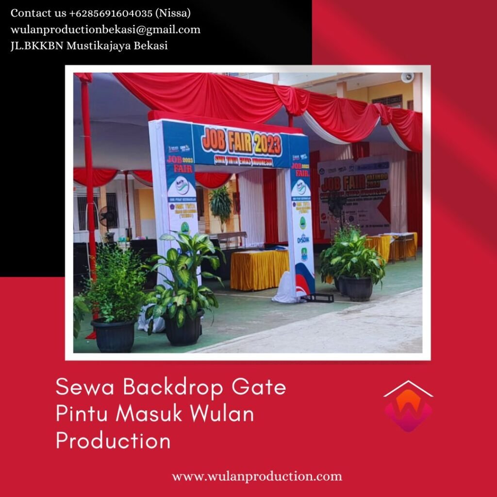 Sewa Backdrop Gate Pintu Masuk Area Bandung