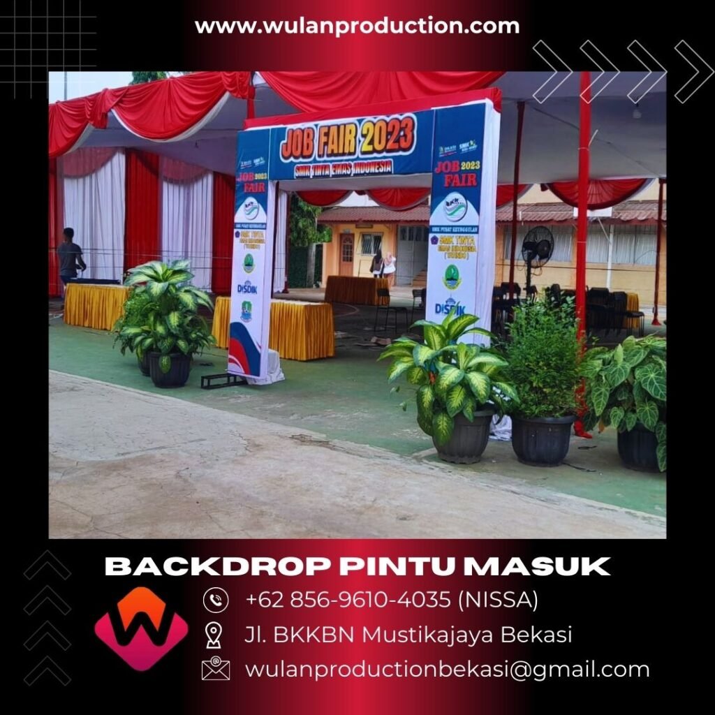 Sewa Backdrop Pintu Masuk Atau Gate Event Jakarta