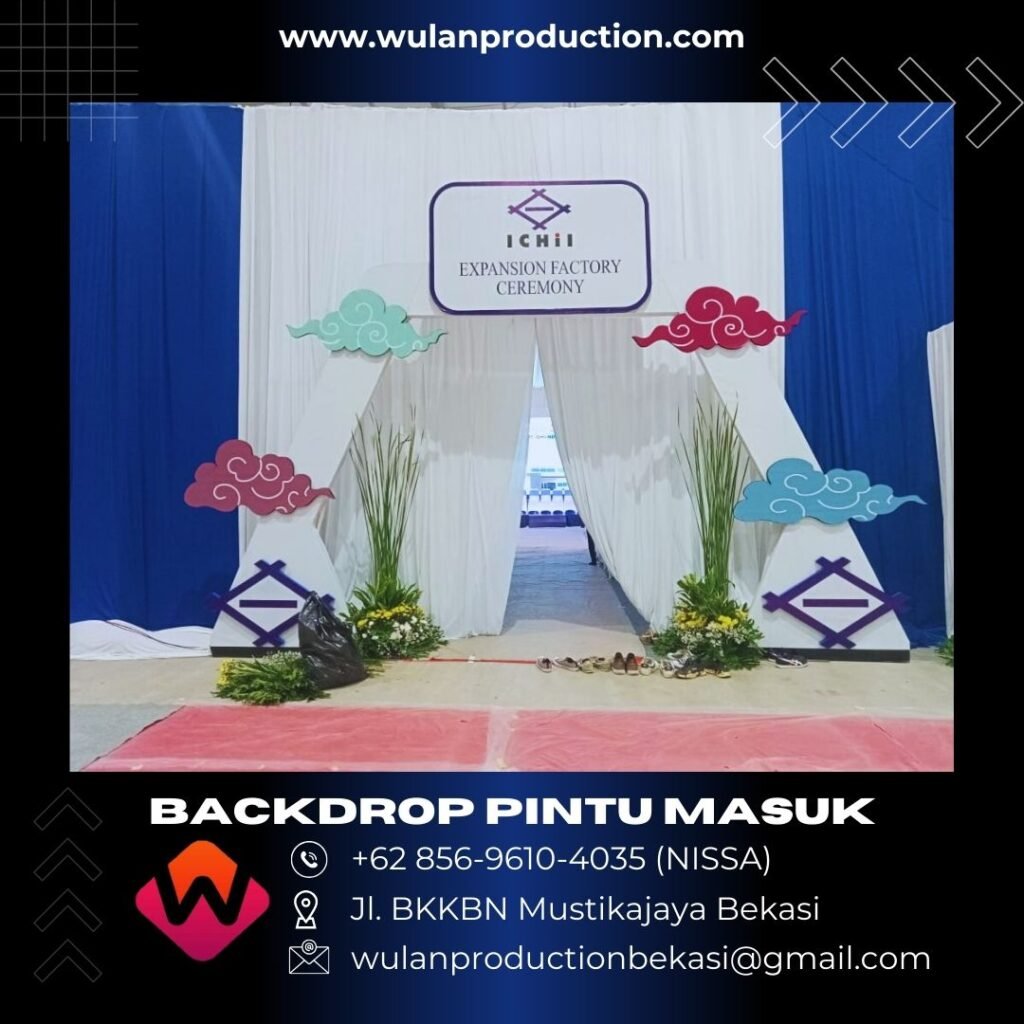 Sewa Backdrop Pintu Masuk Atau Gate Event Jakarta