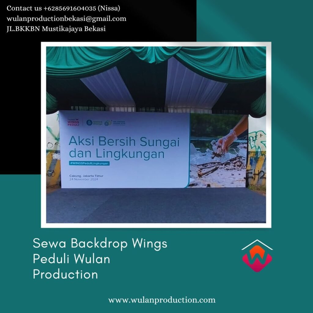 Sewa Backdrop Wings Peduli Event Cakung Jakarta Timur