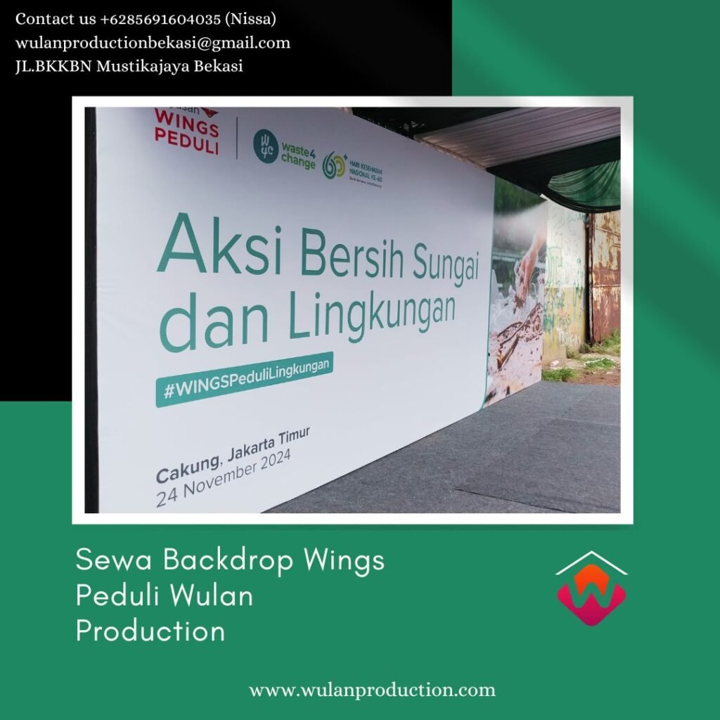 Sewa Backdrop Wings Peduli Event Cakung Jakarta Timur