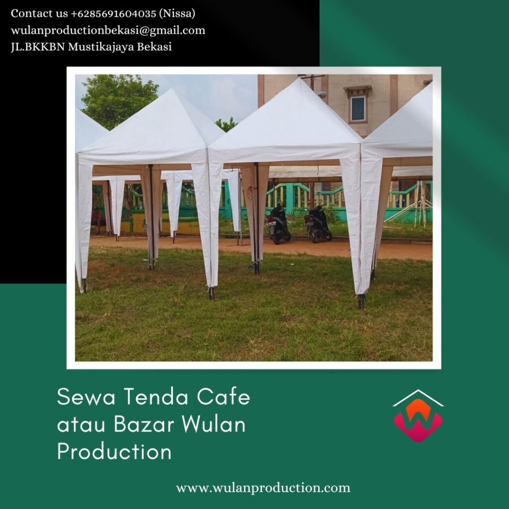 Sewa Tenda Cafe atau Bazar Area Jaksel