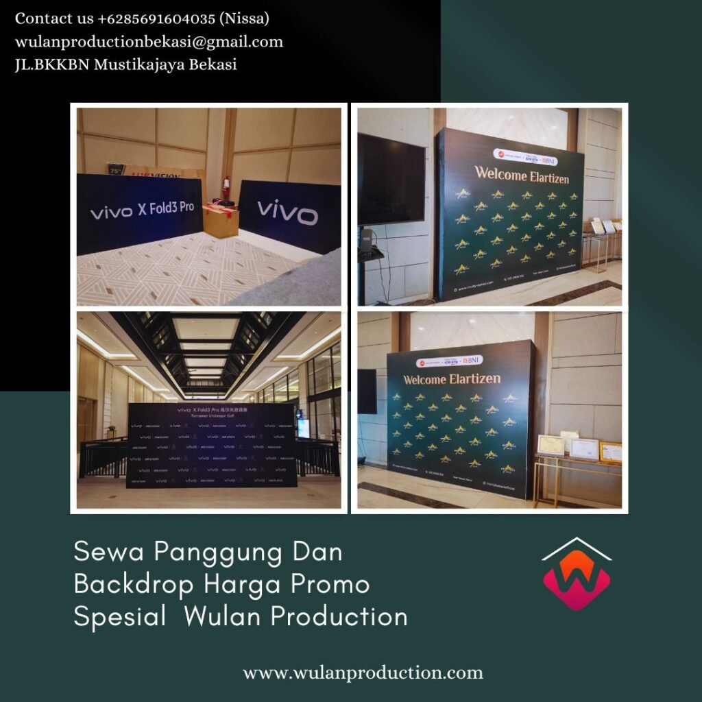 Jasa Sewa Panggung Dan Backdrop Harga Promo Spesial Di Bandung