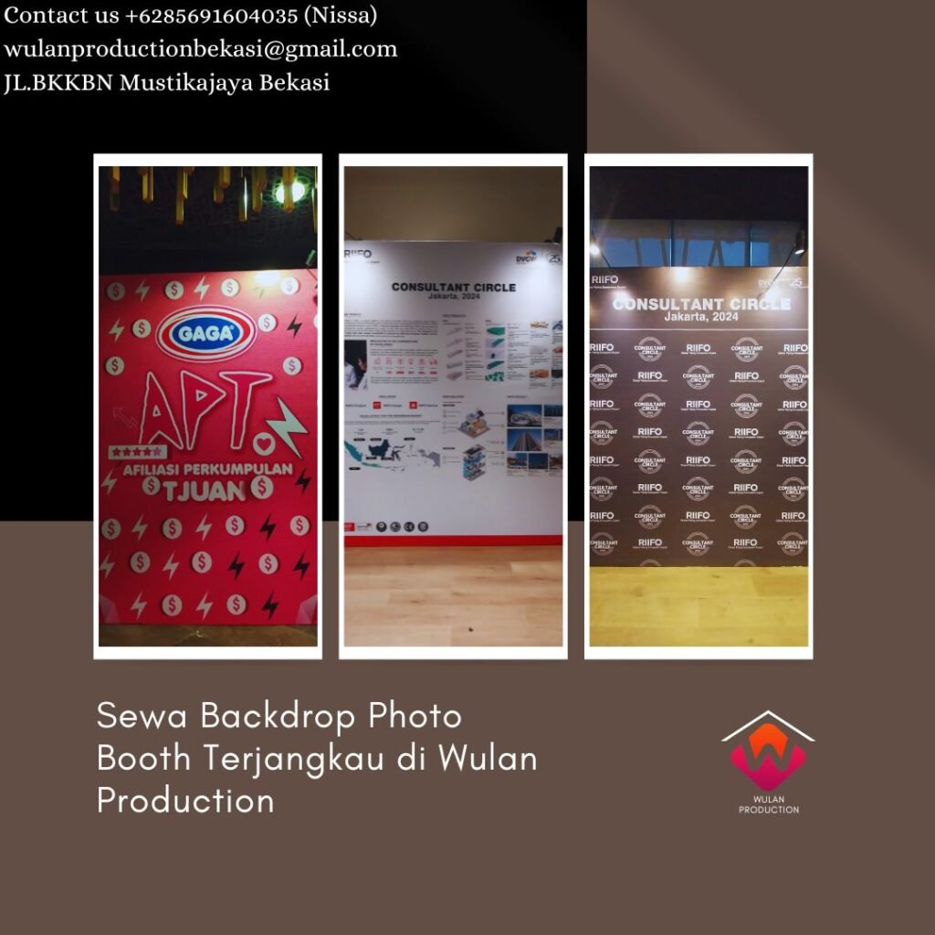 Layanan Sewa Backdrop Photo Booth Terjangkau Area Jakarta