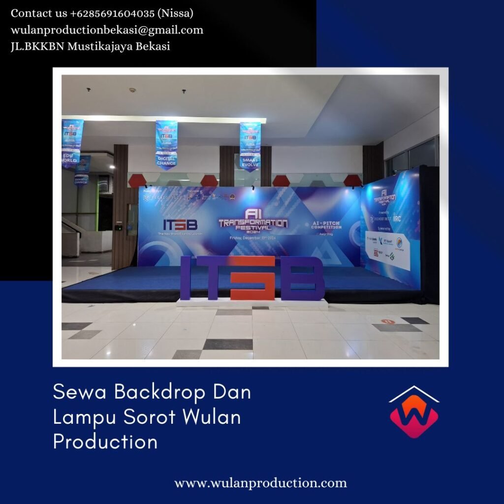 Sewa Backdrop Dan Lampu Sorot Area Jakarta