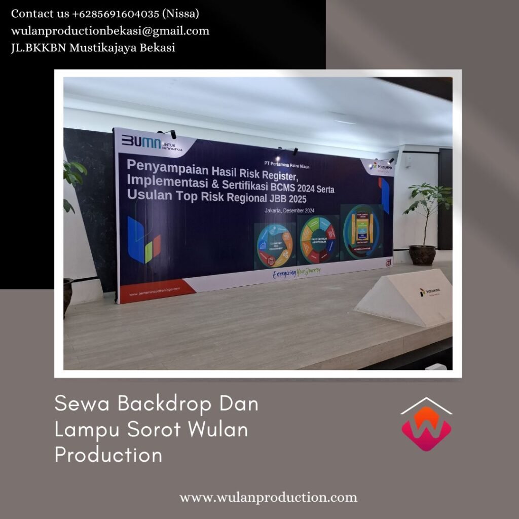 Sewa Backdrop Dan Lampu Sorot Area Jakarta