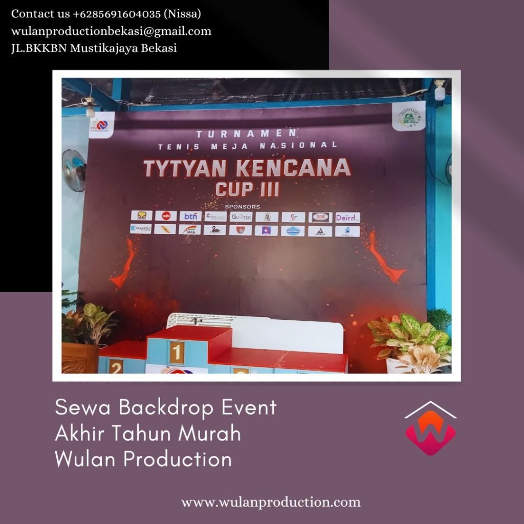 Sewa Backdrop Event Akhir Tahun Murah Area Jakarta