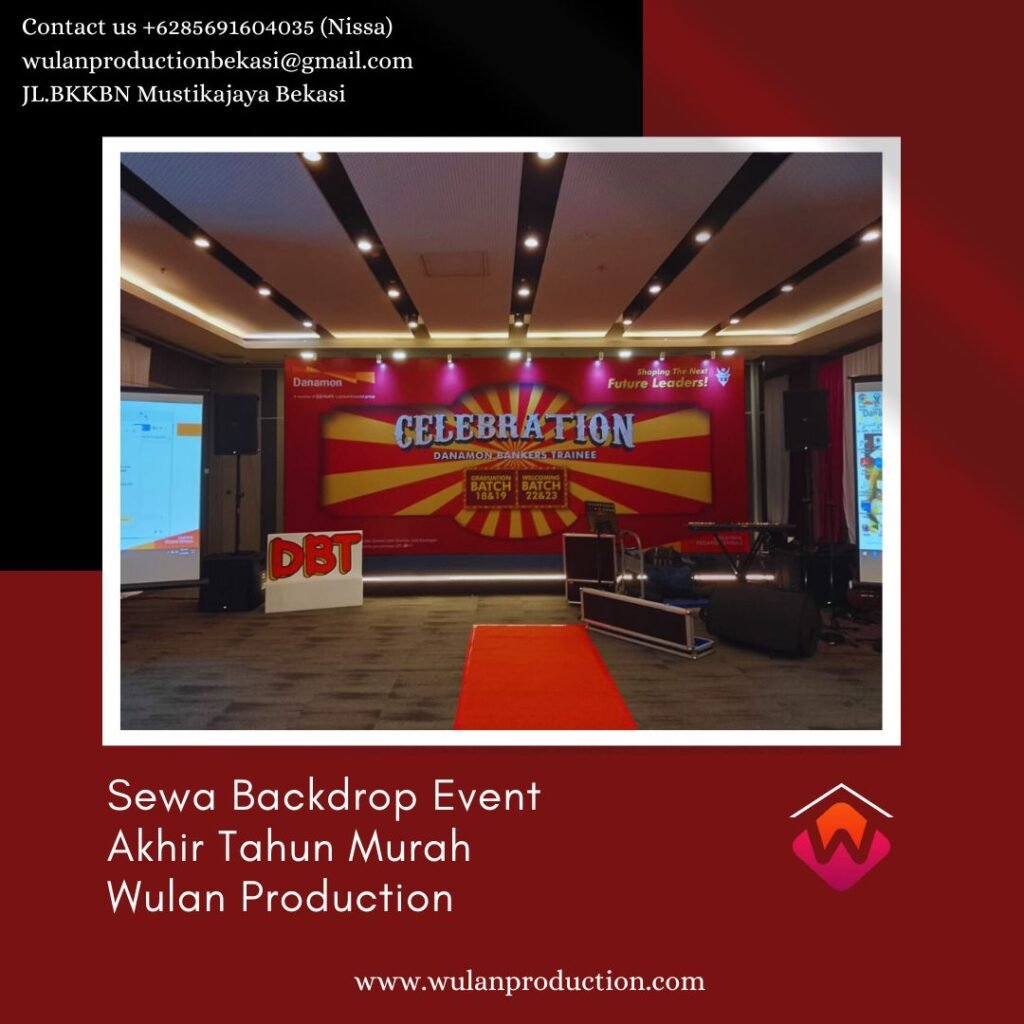 Sewa Backdrop Event Akhir Tahun Murah Area Jakarta