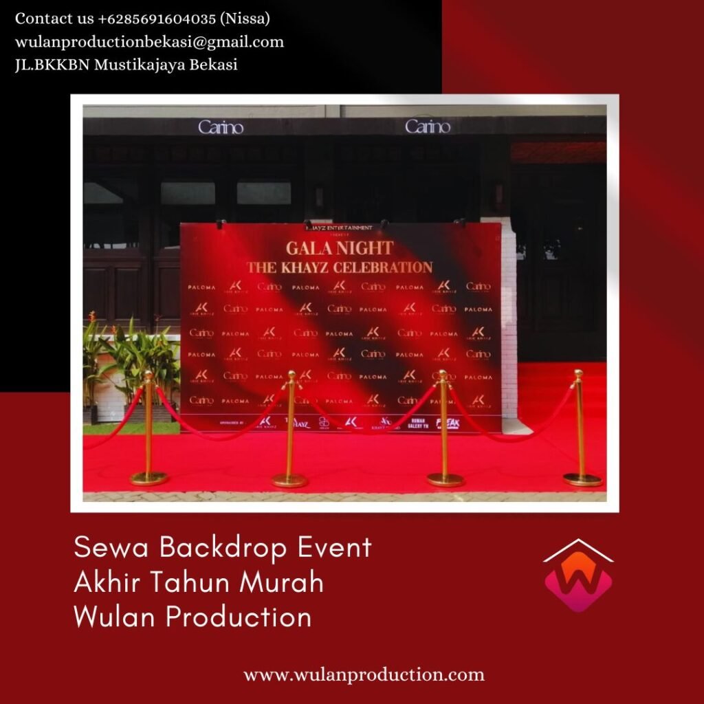 Sewa Backdrop Event Akhir Tahun Murah Area Jakarta