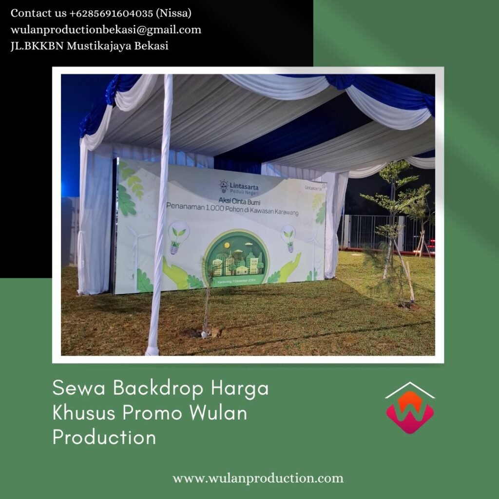 Sewa Backdrop Harga Khusus Promo Akhir Tahun Area Jakarta