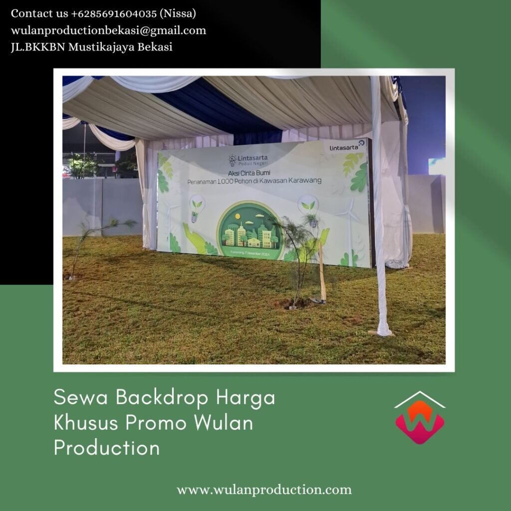 Sewa Backdrop Harga Khusus Promo Akhir Tahun Area Jakarta