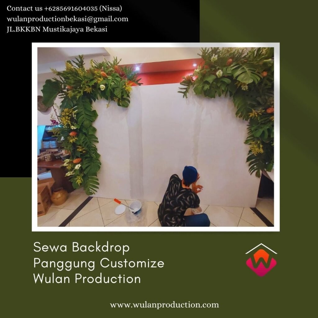 Sewa Backdrop Panggung Customize Promo Murah Akhir Tahun area Jakarta