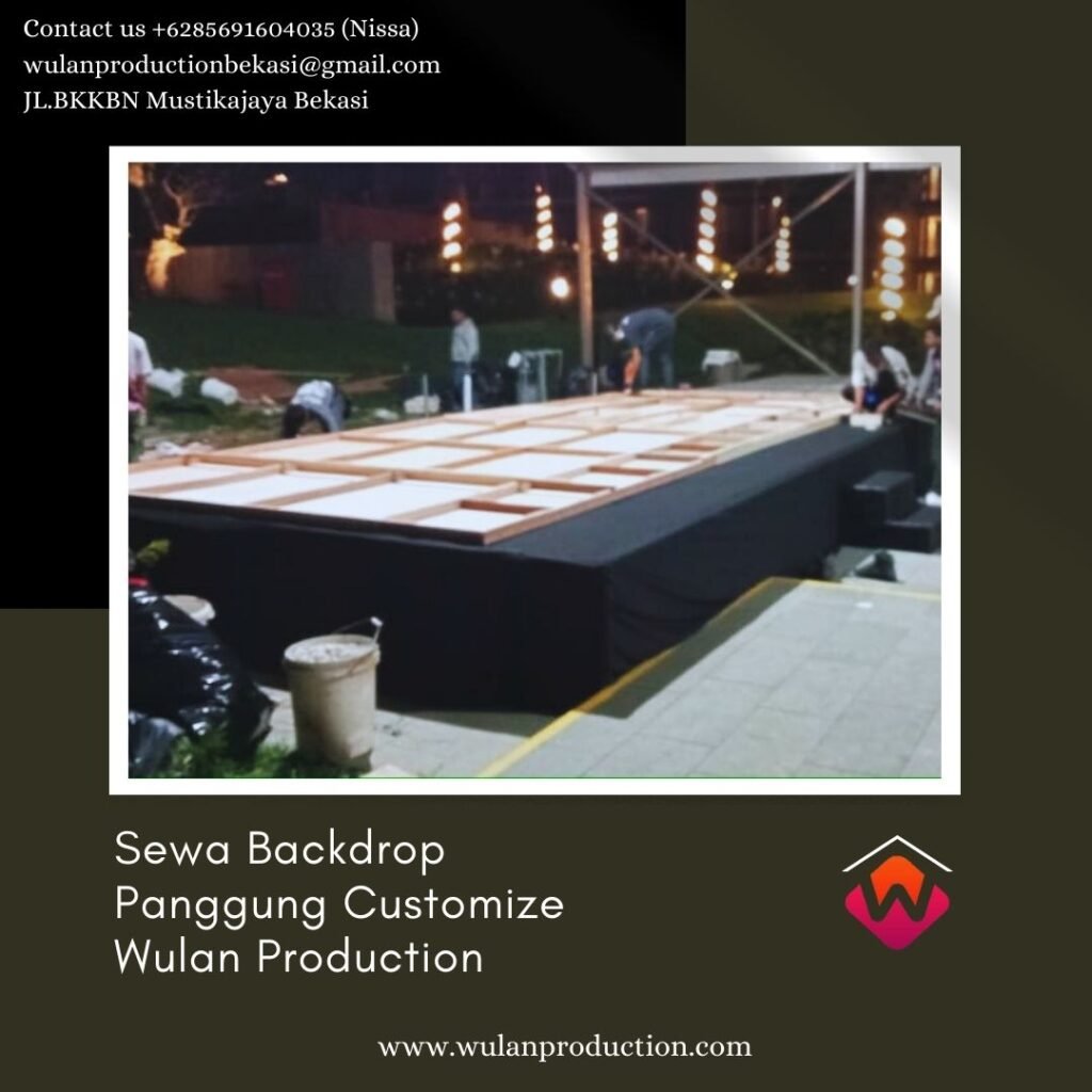 Sewa Backdrop Panggung Customize Promo Murah Akhir Tahun area Jakarta