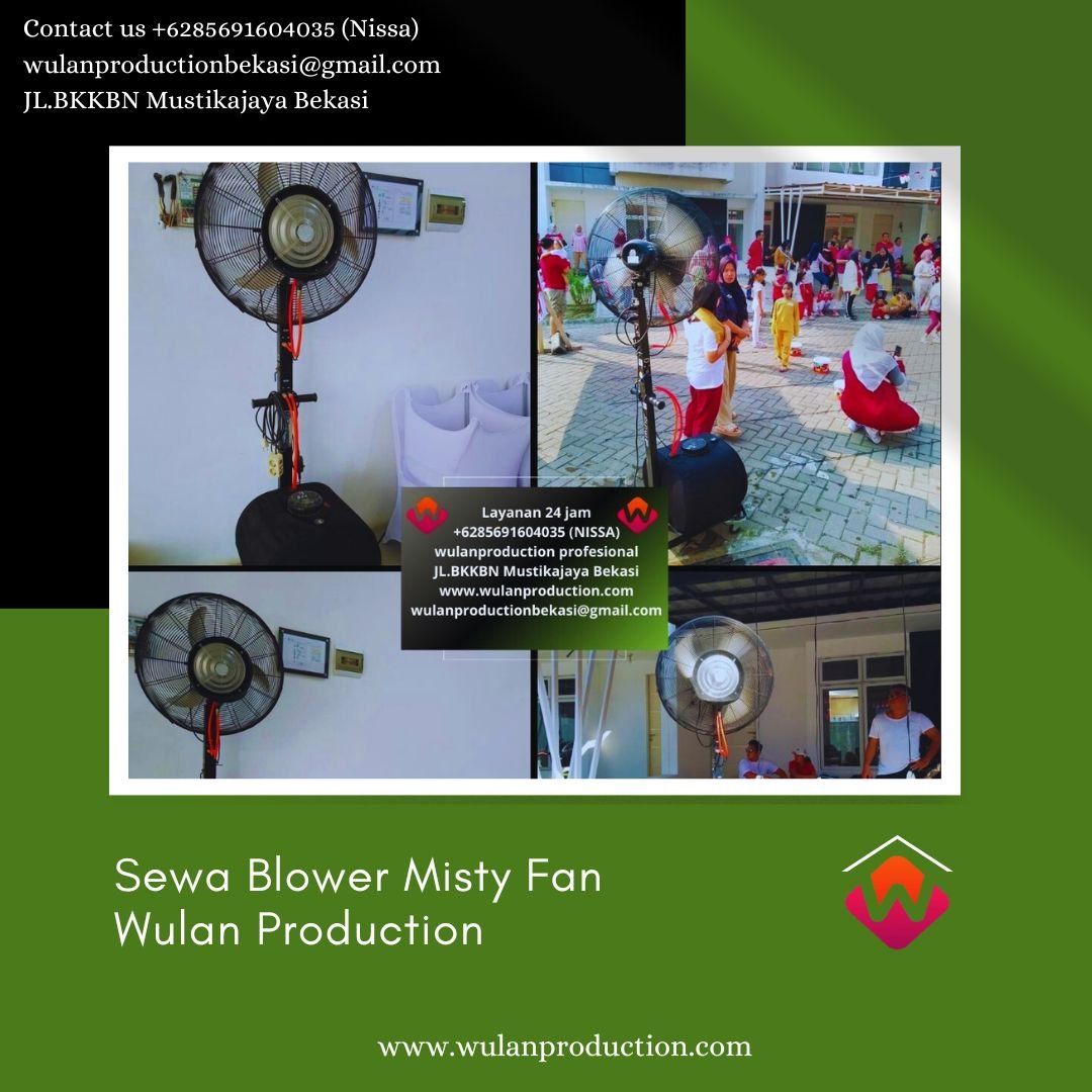 Sewa Blower Misty Fan Diameter 26 Inch Area Jakarta