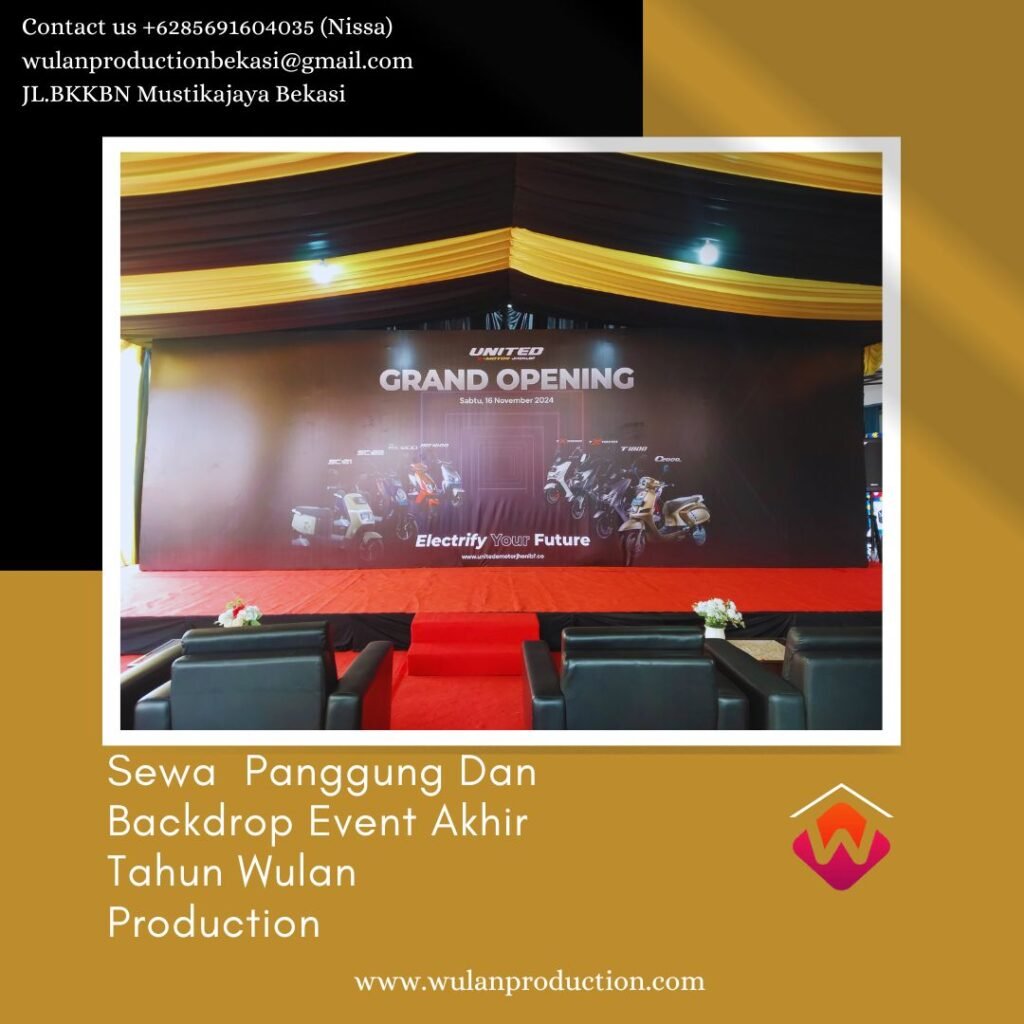 Sewa Panggung Dan Backdrop Event Akhir Tahun Harga Murah Area Jakarta