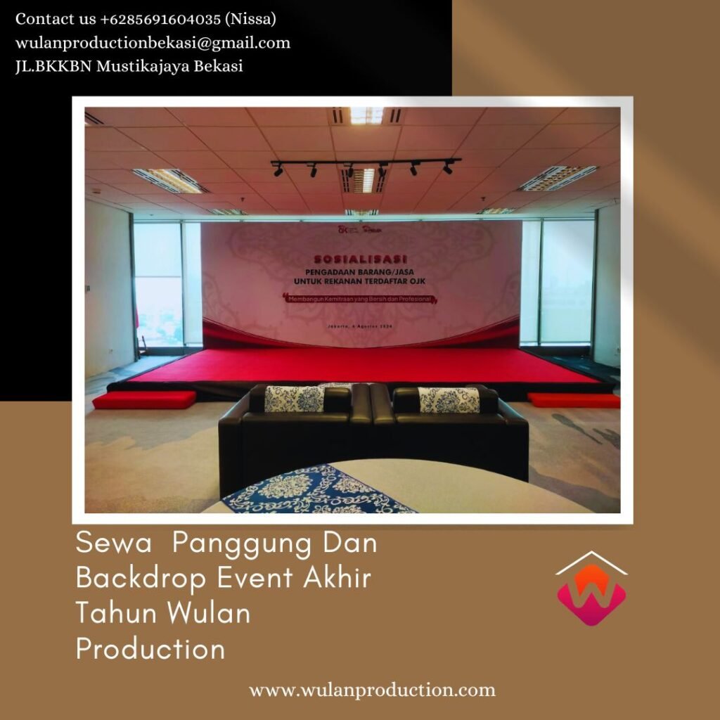 Sewa Panggung Dan Backdrop Event Akhir Tahun Harga Murah Area Jakarta