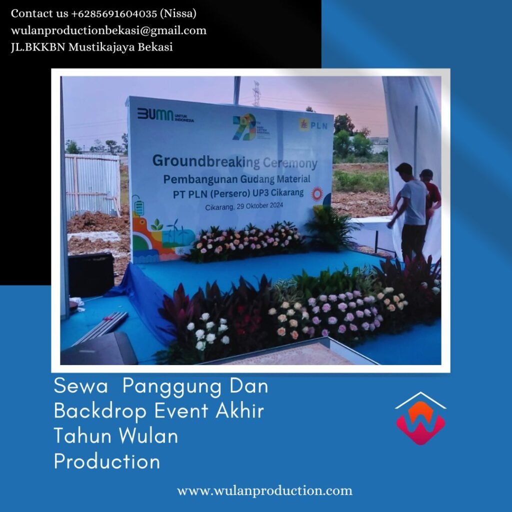 Sewa Panggung Dan Backdrop Event Akhir Tahun Harga Murah Area Jakarta