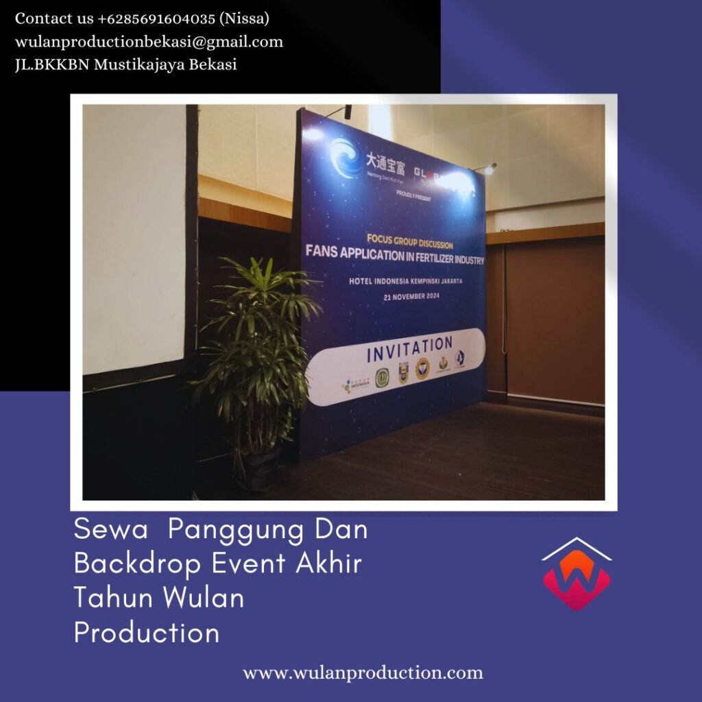 Sewa Panggung Dan Backdrop Event Akhir Tahun Harga Murah Area Jakarta