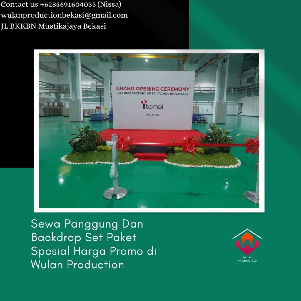 Sewa Panggung Dan Backdrop Set Paket Spesial Harga Promo Area Jakarta