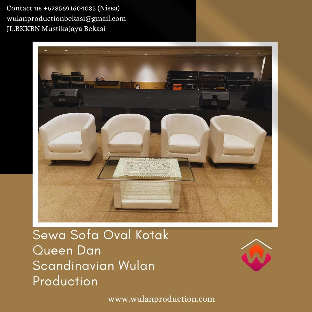 Sewa Sofa Putih Type Oval Kotak Queen Dan Scandinavian Area Jakarta