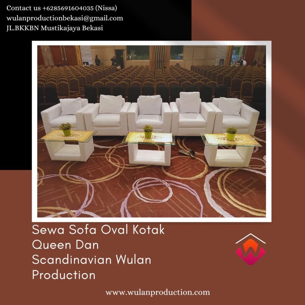 Sewa Sofa Putih Type Oval Kotak Queen Dan Scandinavian Area Jakarta