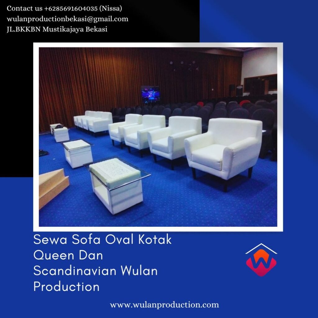 Sewa Sofa Putih Type Oval Kotak Queen Dan Scandinavian Area Jakarta