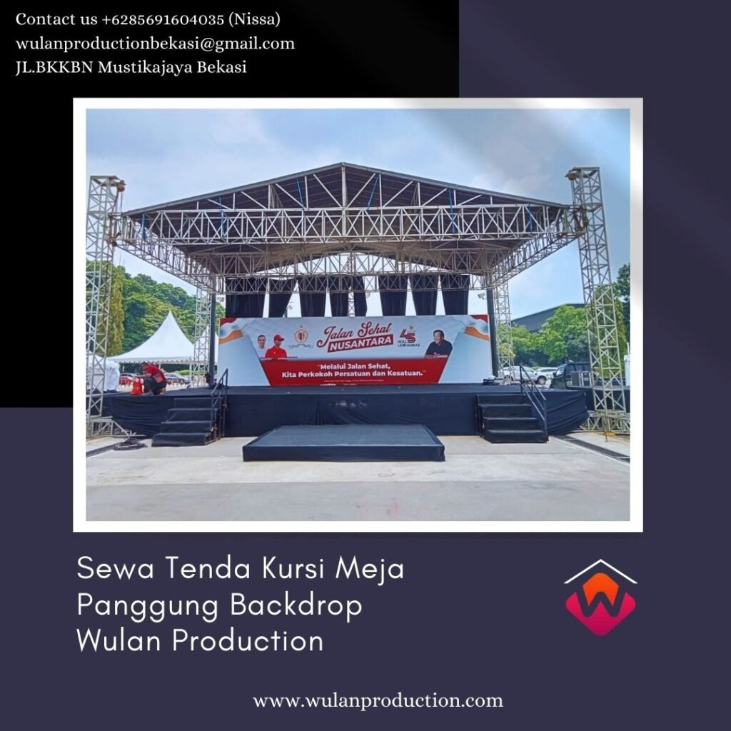 Sewa Tenda Kursi Meja Panggung Backdrop Promo Akhir Tahun Area Jakarta