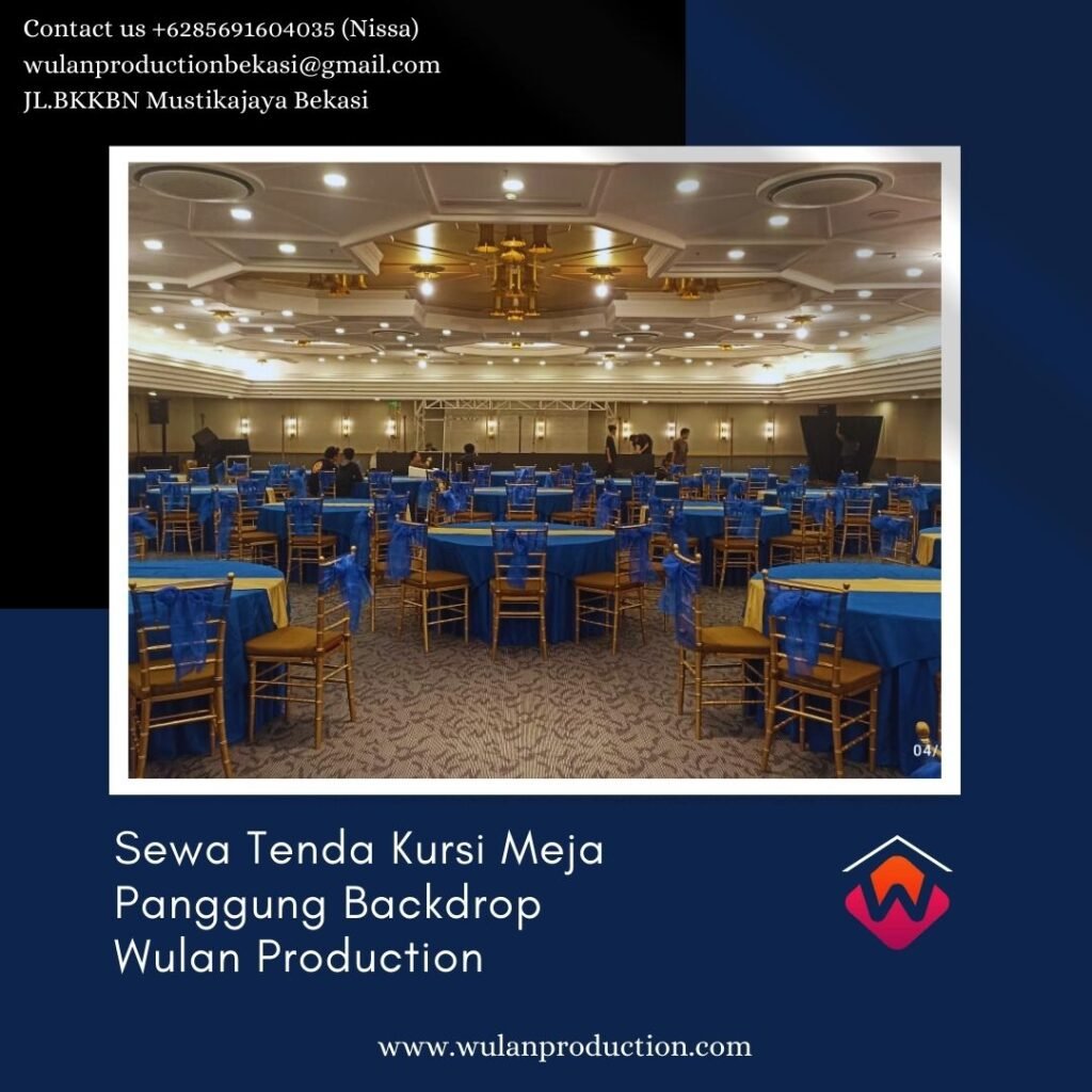 Sewa Tenda Kursi Meja Panggung Backdrop Promo Akhir Tahun Area Jakarta