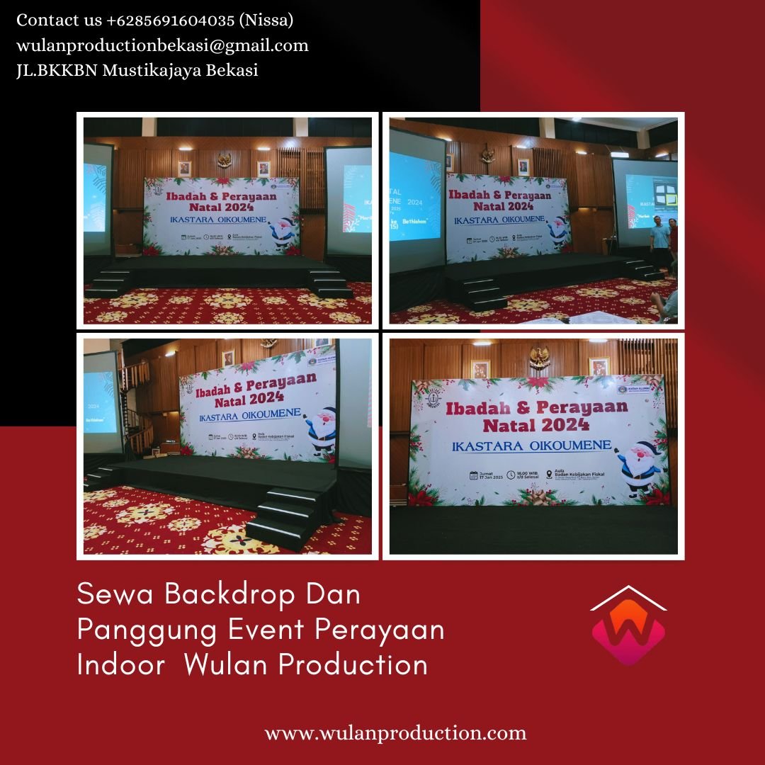 Sewa Backdrop Dan Panggung Event Perayaan Indoor Jakarta