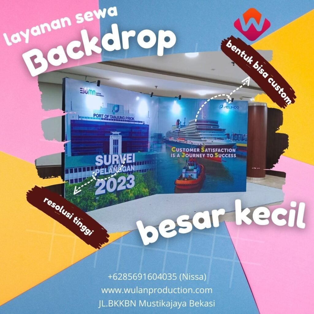 Sewa Backdrop Ukuran Kecil Besar Dan Jumbo di Jakarta