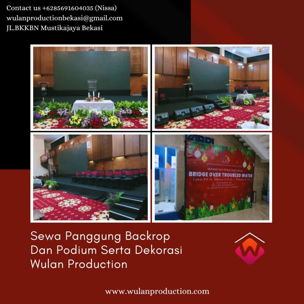 Sewa Panggung Backdrop Dan Podium Serta Dekorasi di Jakarta