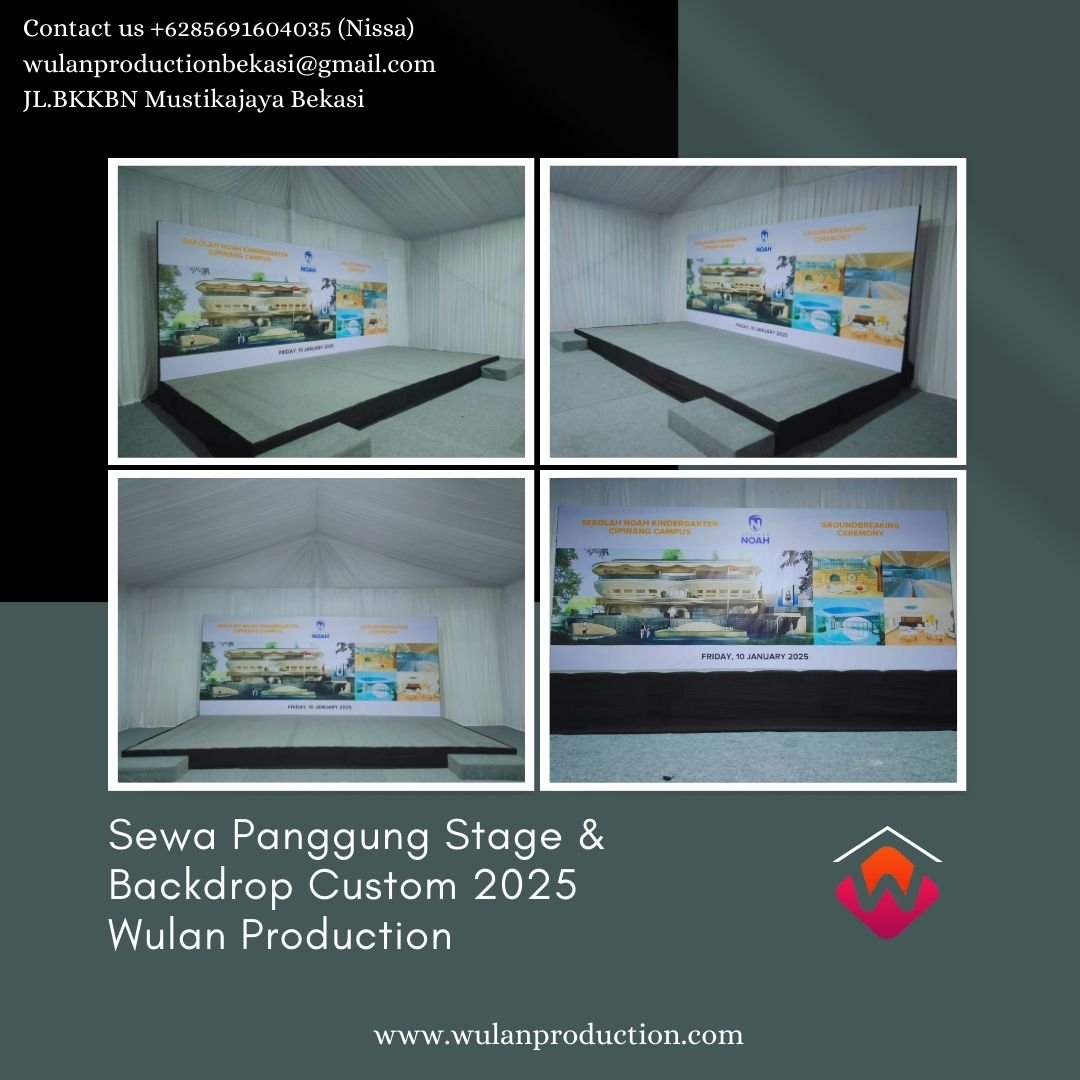 Sewa Panggung Stage & Backdrop Custom Cipinang Jakarta Timur