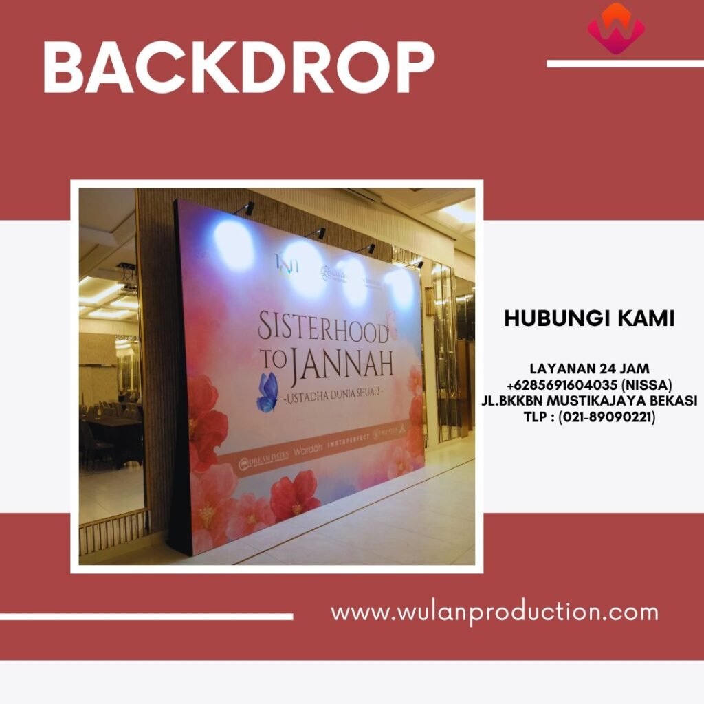 Jasa Sewa Backdrop Customize Area Terdekat Bandung