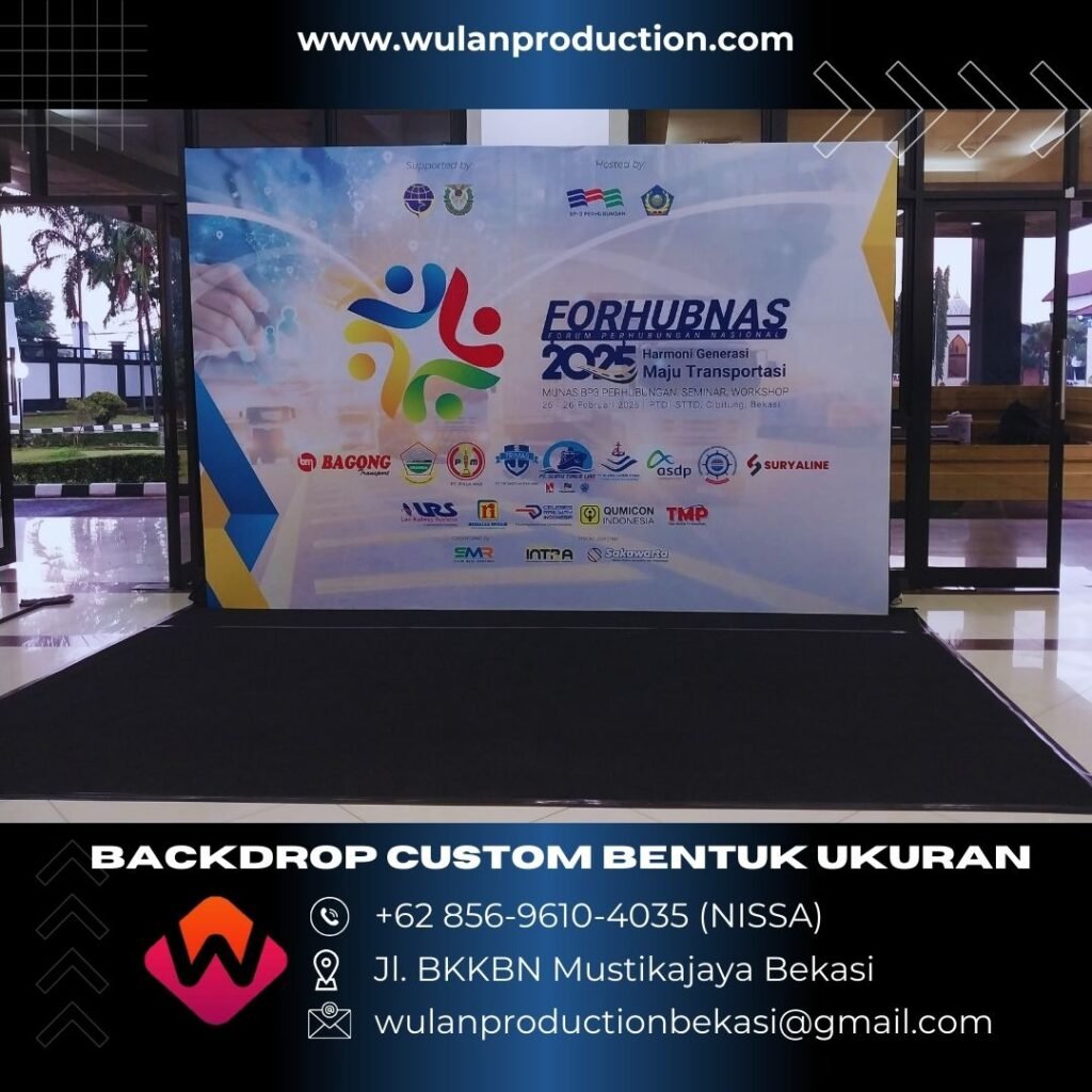 Melayani Sewa Backdrop Custom Beragam Bentuk Dan Ukuran di Jakarta