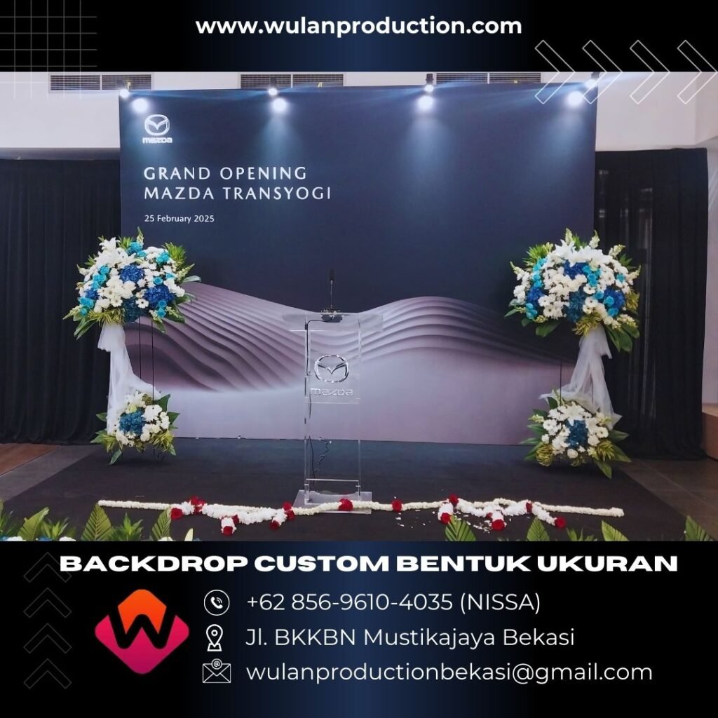 Melayani Sewa Backdrop Custom Beragam Bentuk Dan Ukuran di Jakarta