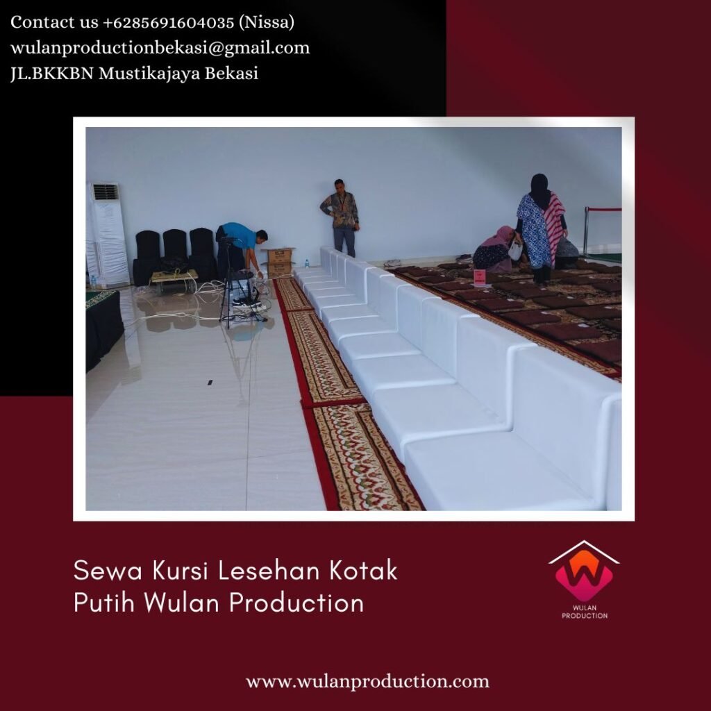 Pusat Sewa Kursi Lesehan Kotak Putih di Jakarta 