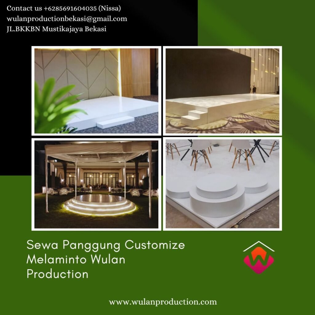 Pusat Sewa Panggung Customize Melaminto di Bandung