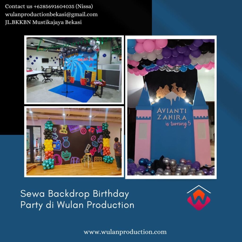 Sewa Backdrop Birthday Party di Jakarta