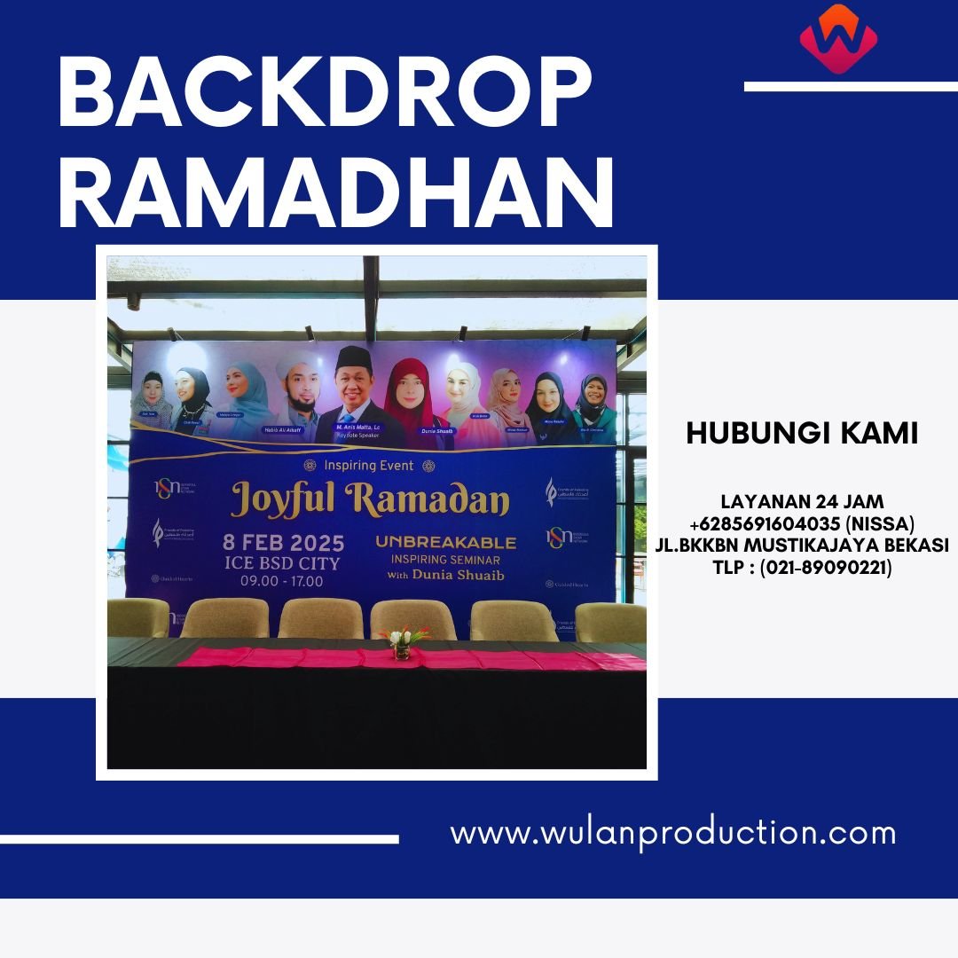 Sewa Backdrop Untuk Event Ramadhan 2025 di Jakarta