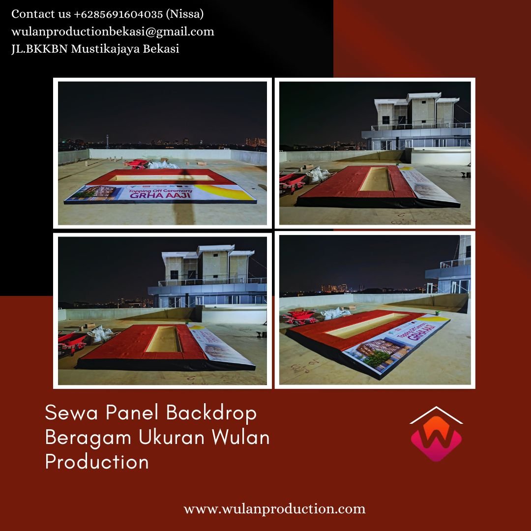 Sewa Panel Backdrop Beragam Ukuran di Jakarta