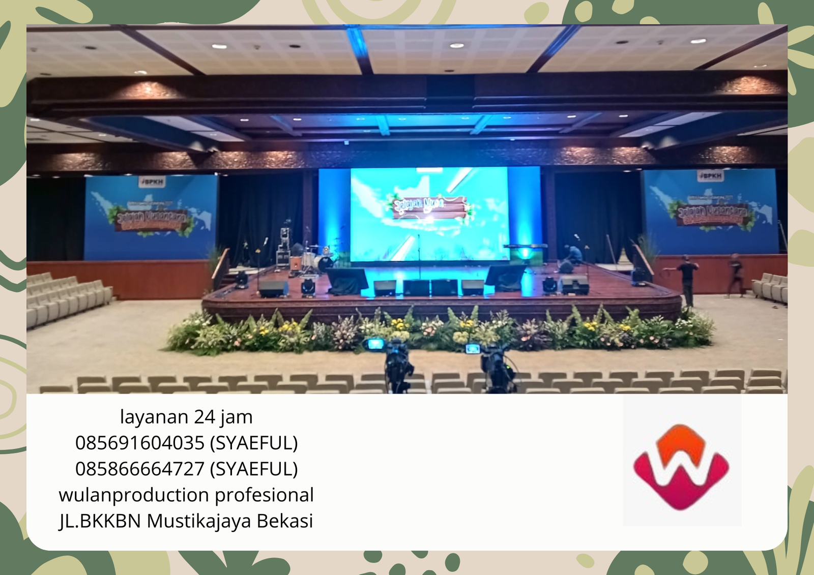 Jasa Dekorasi Bunga Taman Panggung di Jakarta