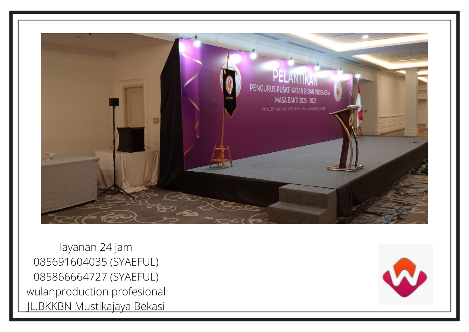 Sewa Panggung Dan Backdrop Customize di Jakarta