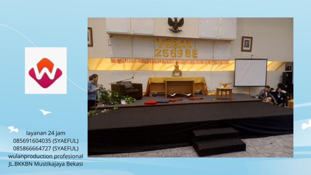 Sewa Panggung Tinggi 50cm Ukuran 2x6Meter Karpet Buana Jakarta