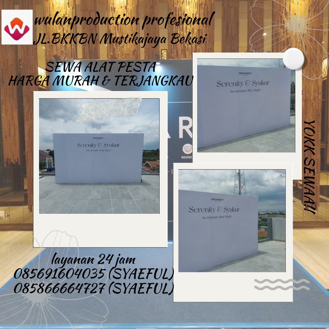 Jasa Backdrop Custom Model Dan Ukuran Di Jakarta