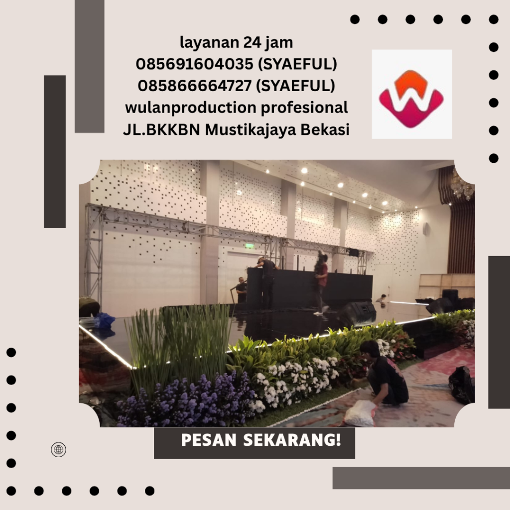 Rental Mini garden, Backdrop, Stage Jakarta