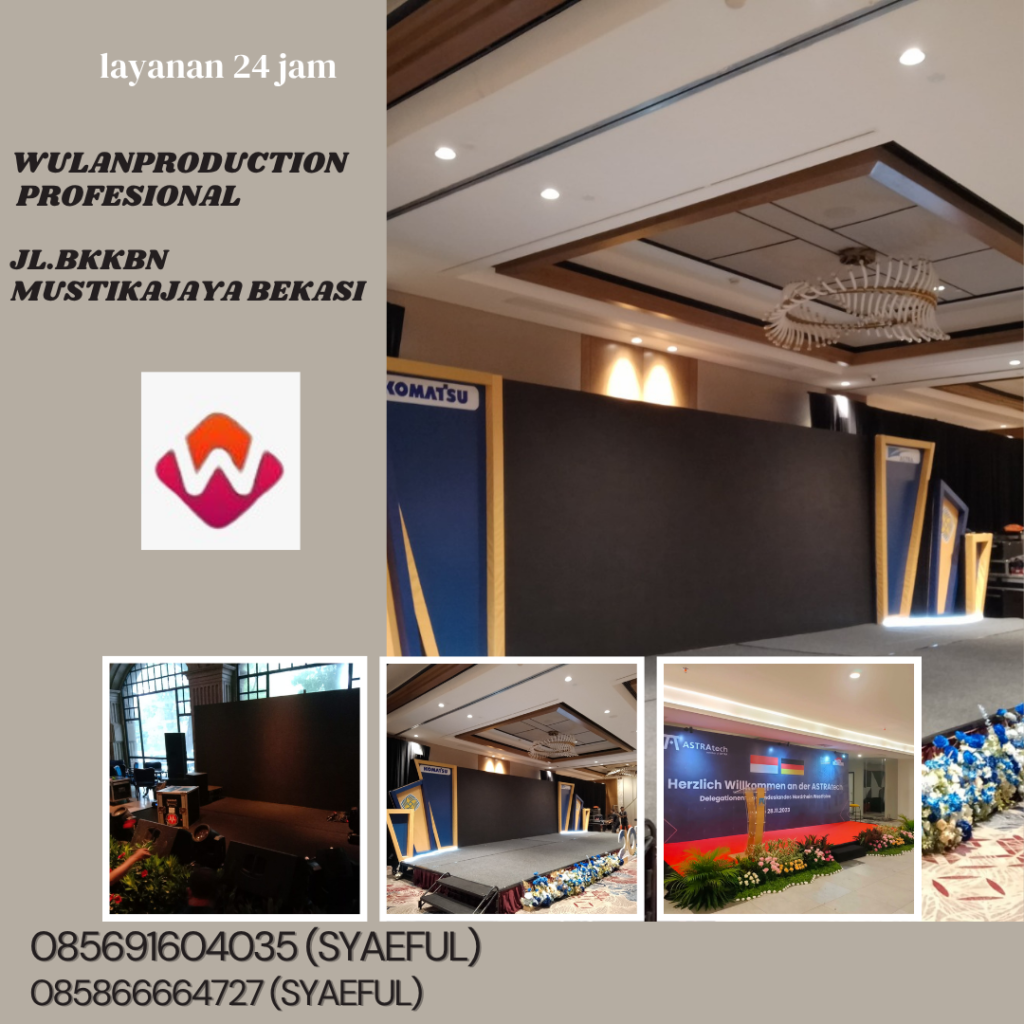 Rental Panggung Cover Karpet Dan Backdrop Photo Booth Jakarta