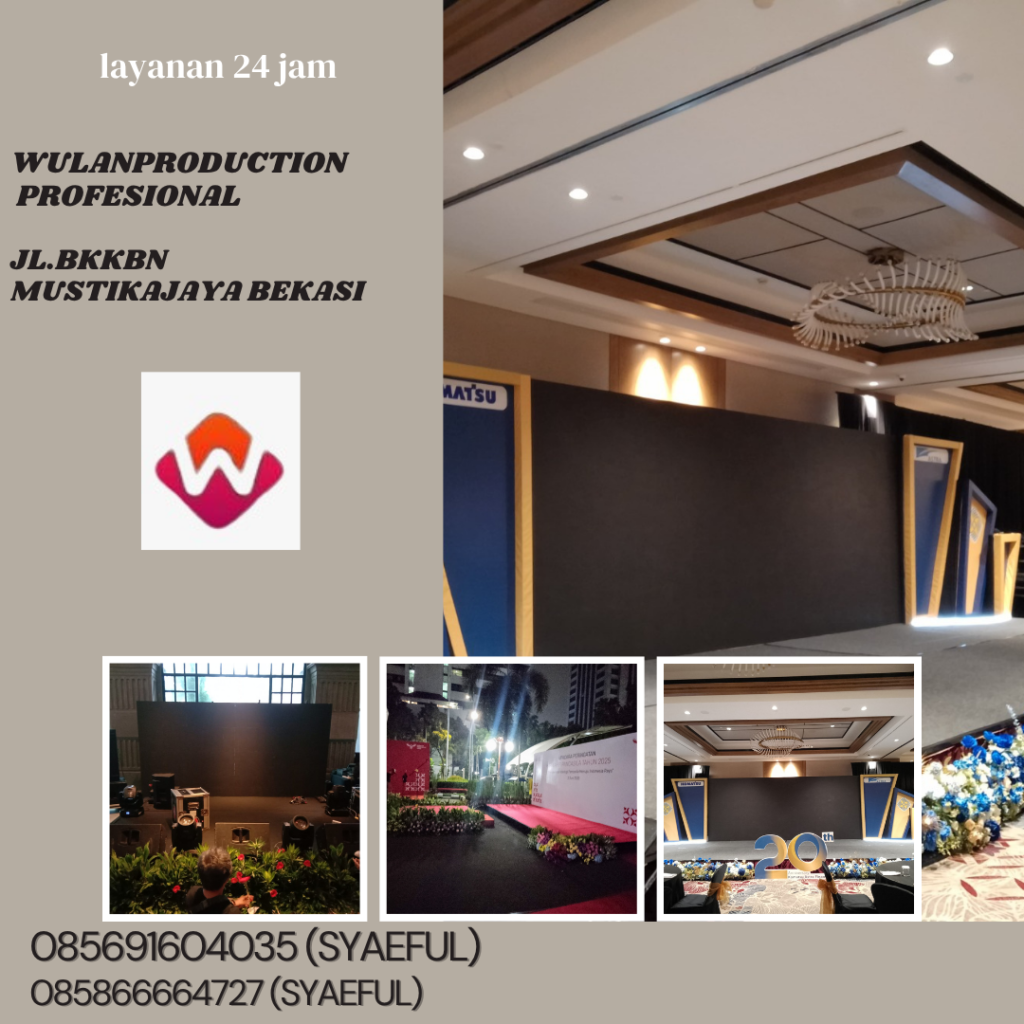 Rental Panggung Cover Karpet Dan Backdrop Photo Booth Jakarta